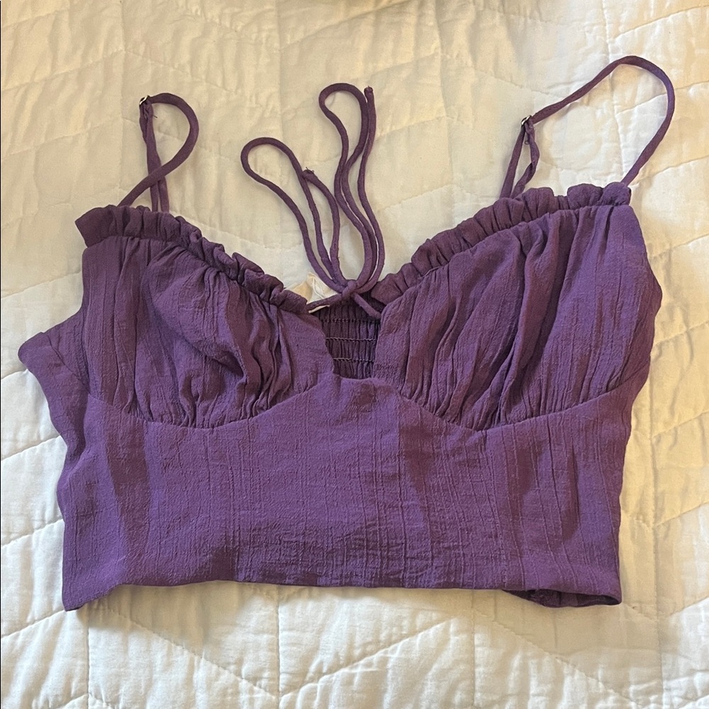 Urban Outfitters Purple Crop Top
